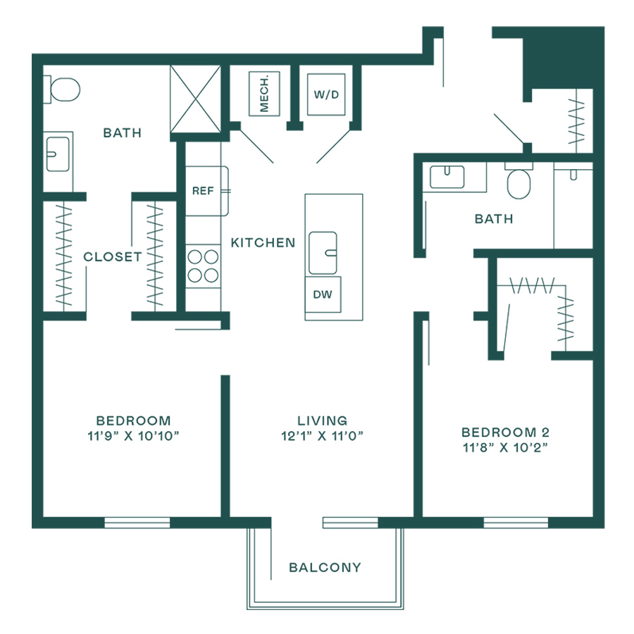 2F floor plan