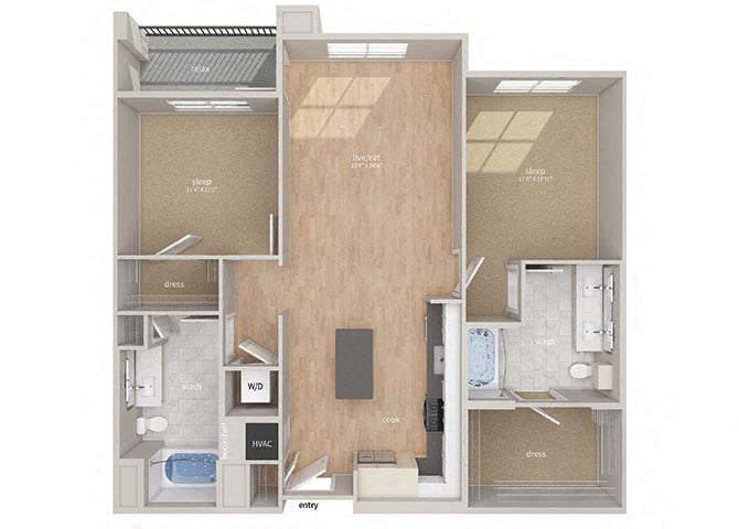 B2 floor plan