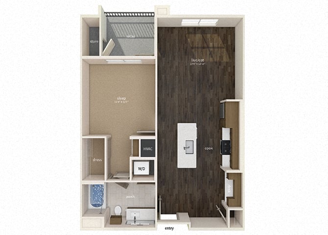 A6 floor plan