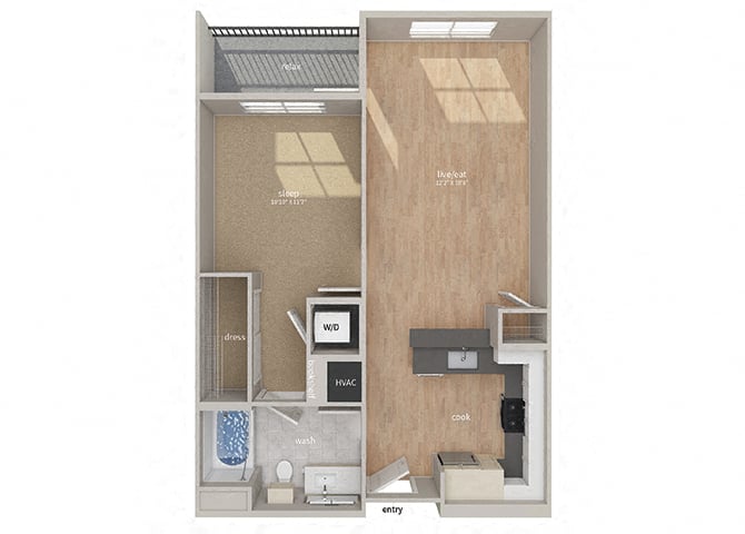 A2 floor plan