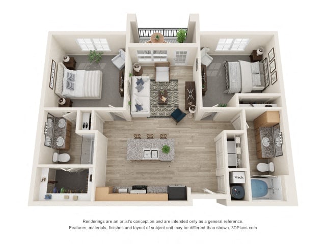 B: Emerald floor plan