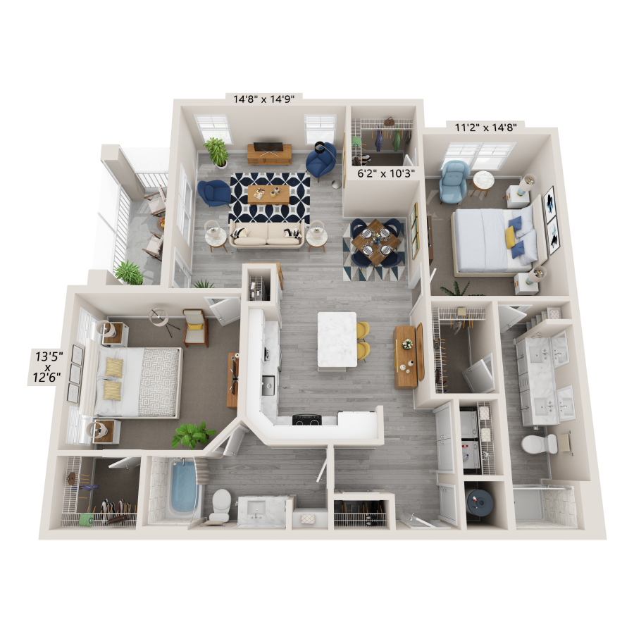 B2 floor plan