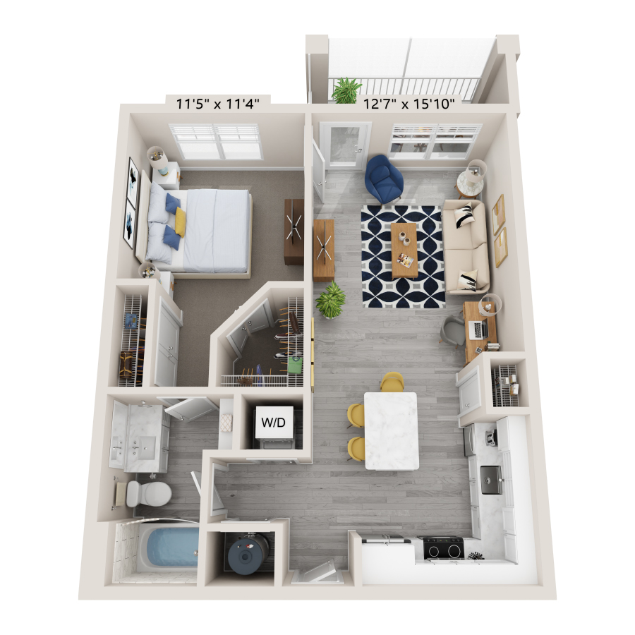 A1 floor plan