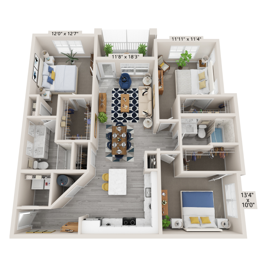 C1 floor plan