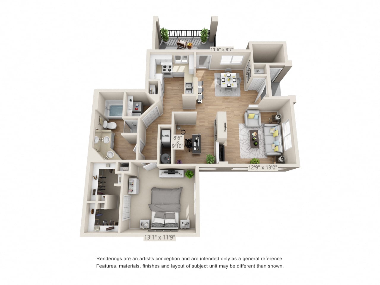 Blue Ridge - Boulder Ridge Renovated floor plan