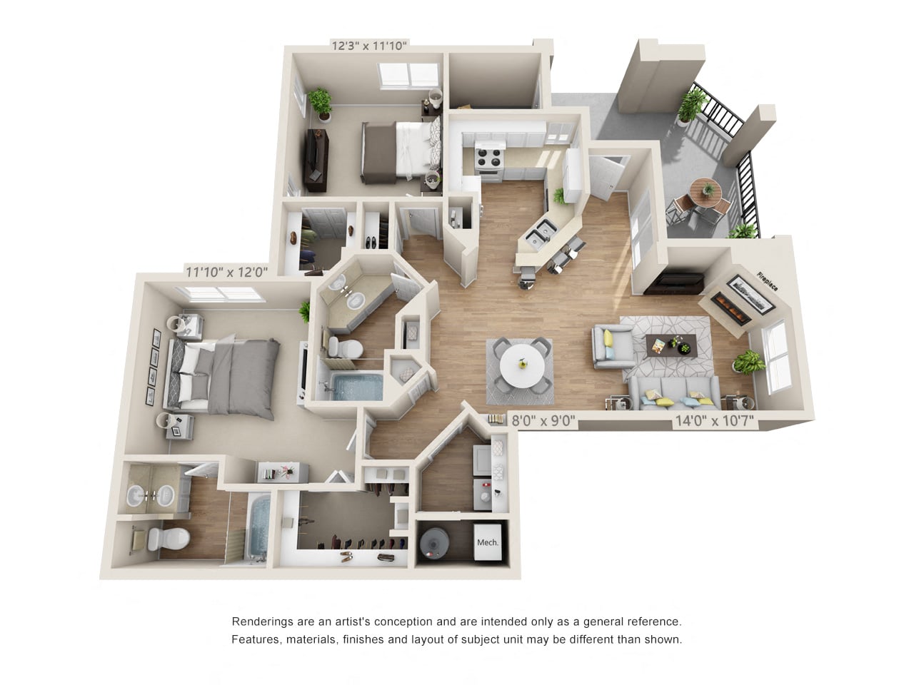 Blue Ridge - Arapahoe Ridge Renovated floor plan