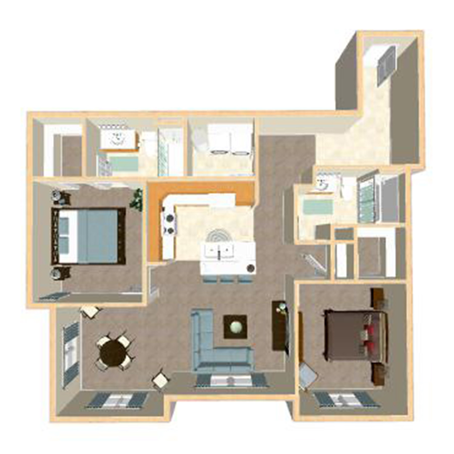 D floor plan