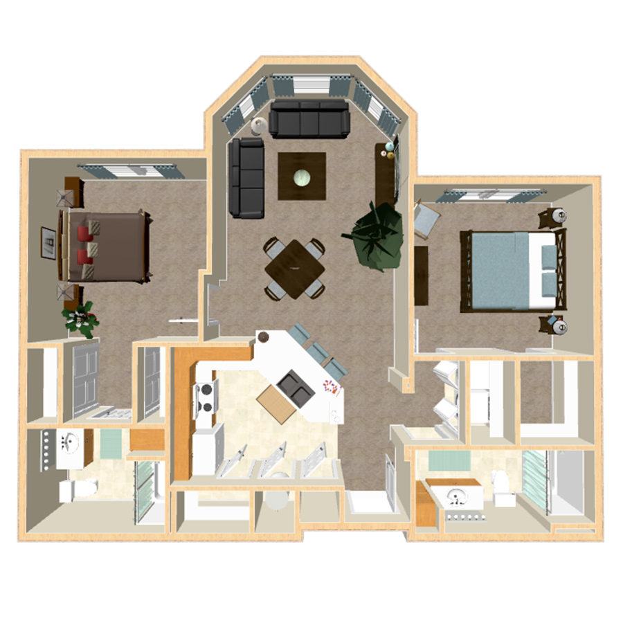 C-2 floor plan