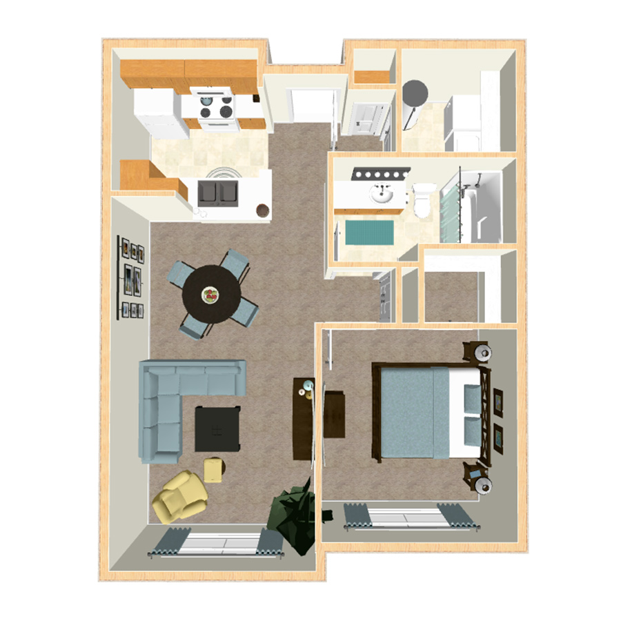 A-2 floor plan