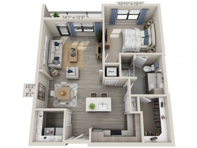 A2A floor plan