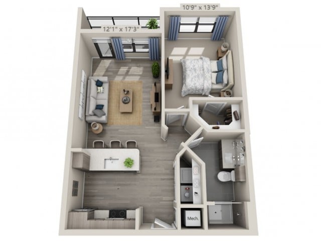 A1B floor plan