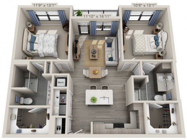 B1 floor plan