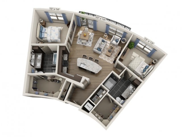 Nelson A floor plan