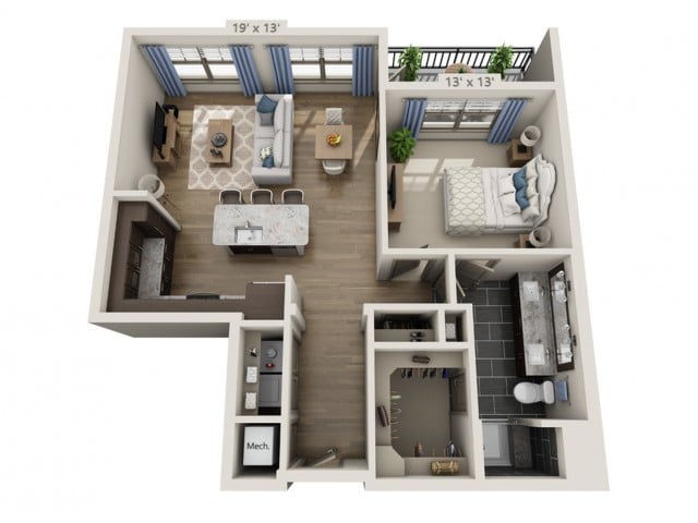 Simon A floor plan