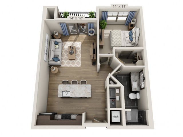 Dylan A floor plan