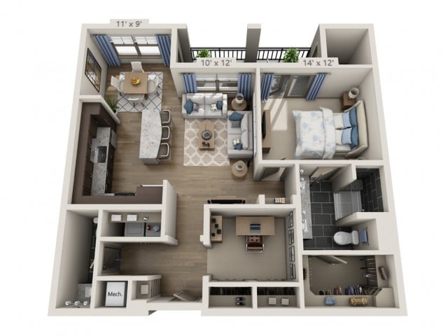 Franklin A floor plan