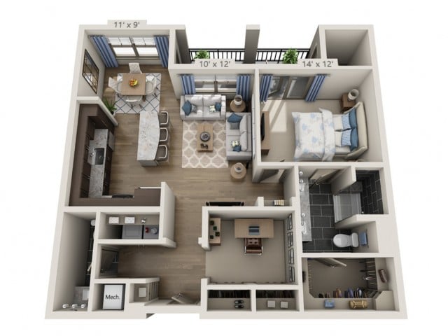 Franklin D floor plan