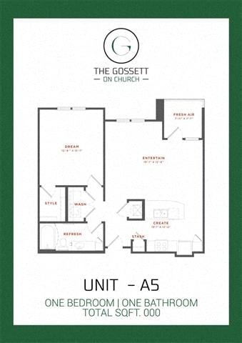 The Eleventh (A5) floor plan