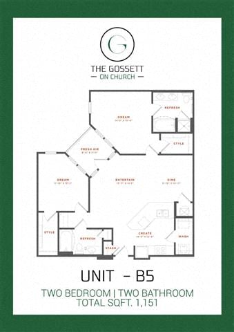 The  Mulberry (B5) floor plan