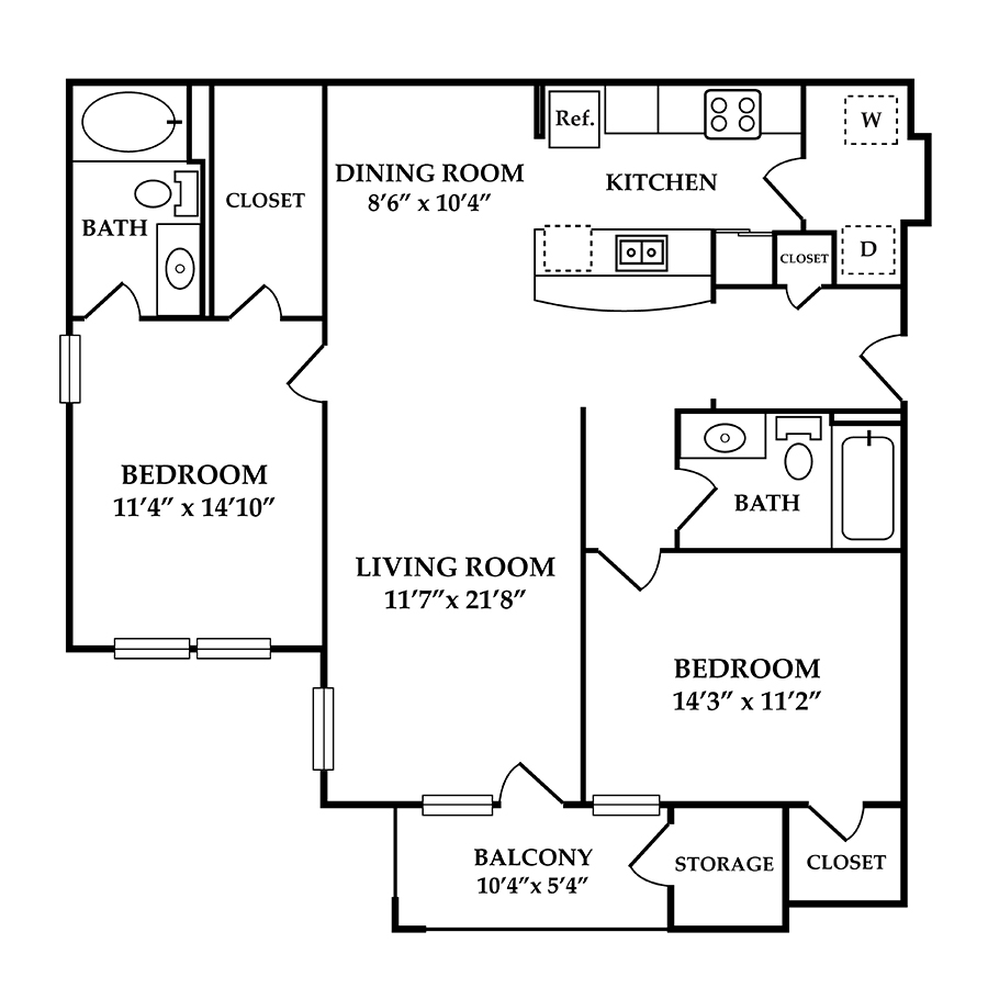 2 floor plan