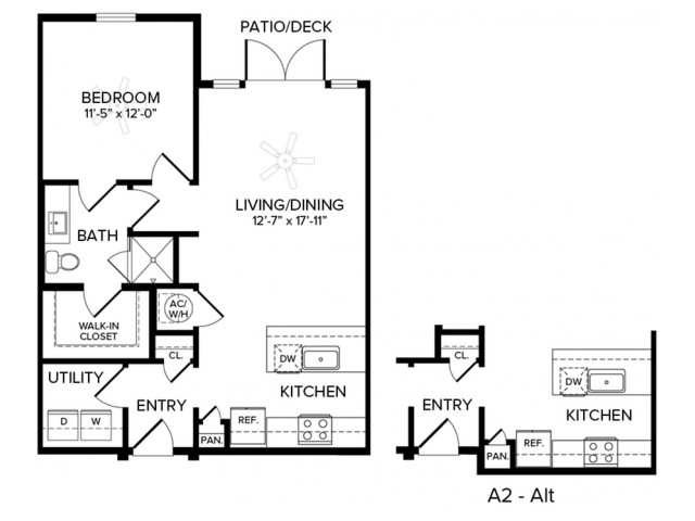 A2 floor plan