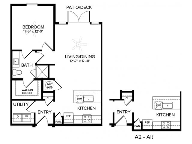 A2 floor plan