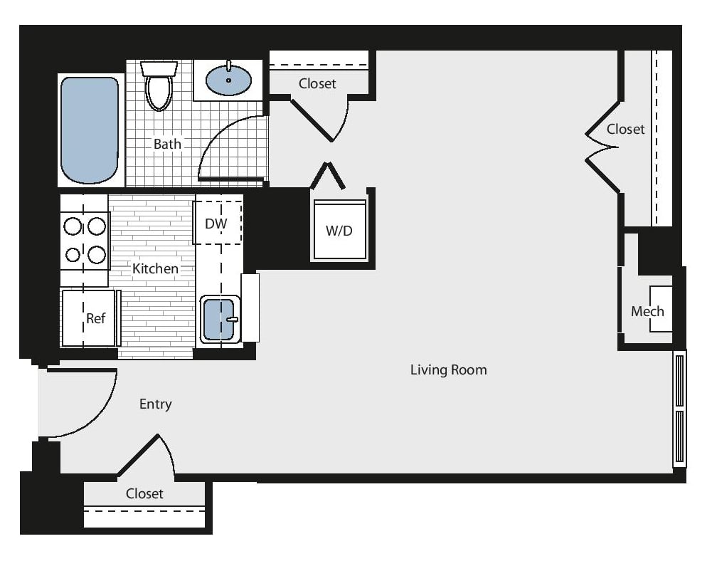 Studio - aas1 floor plan