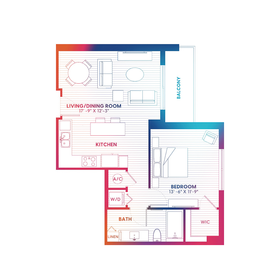 A1-S floor plan