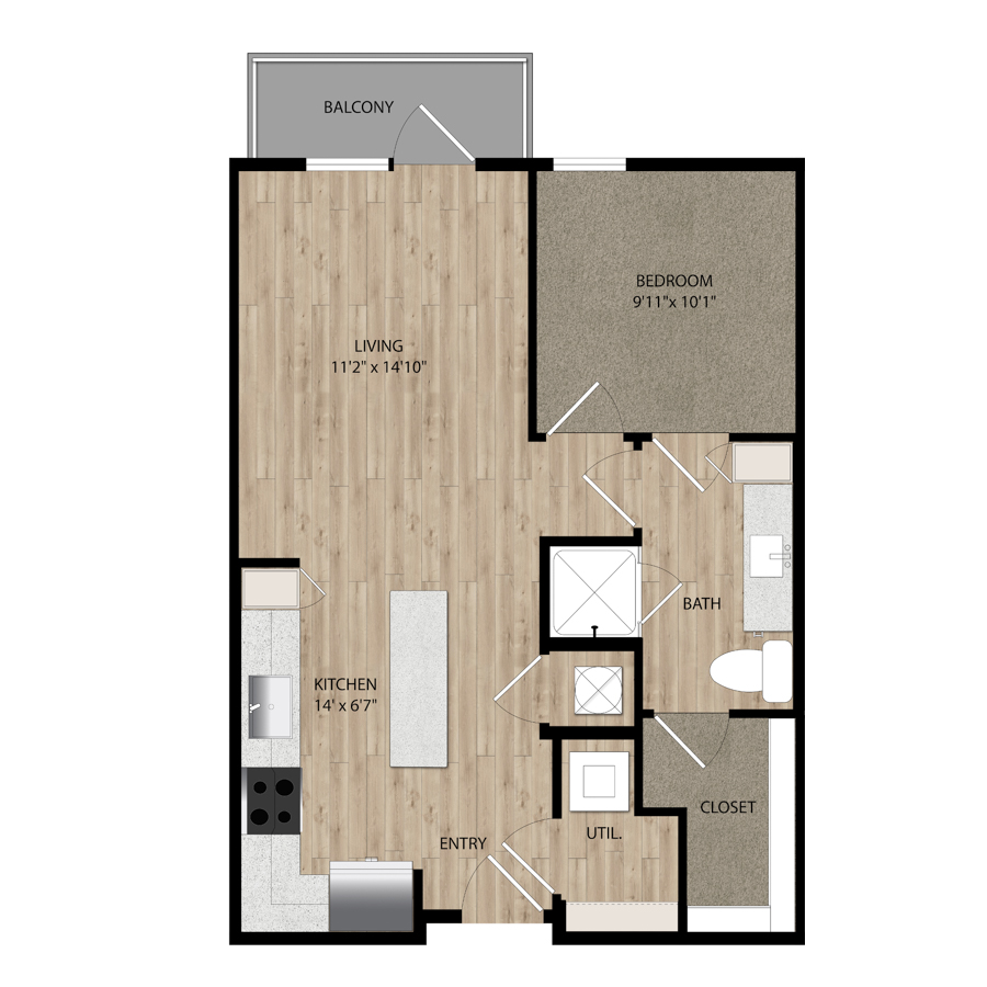 A1 floor plan