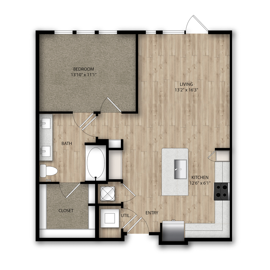 A6 floor plan