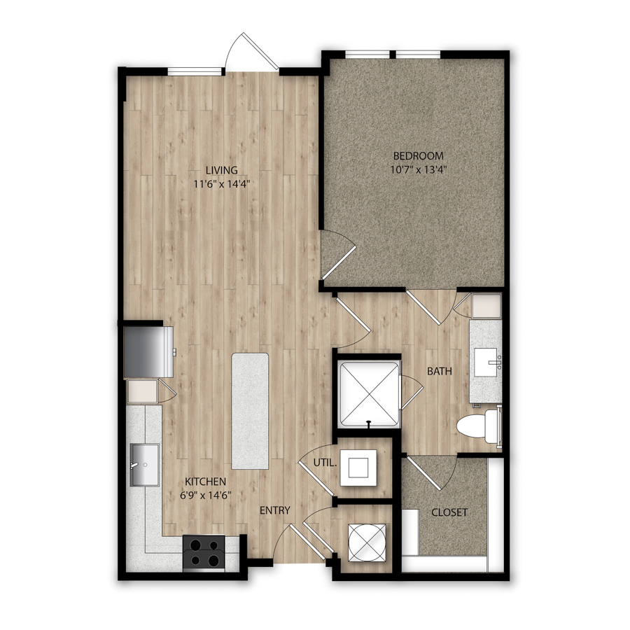A2 floor plan