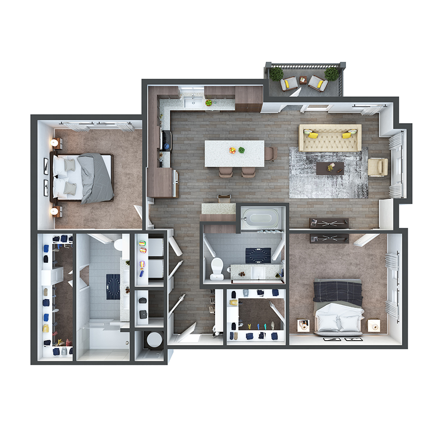 B3a floor plan