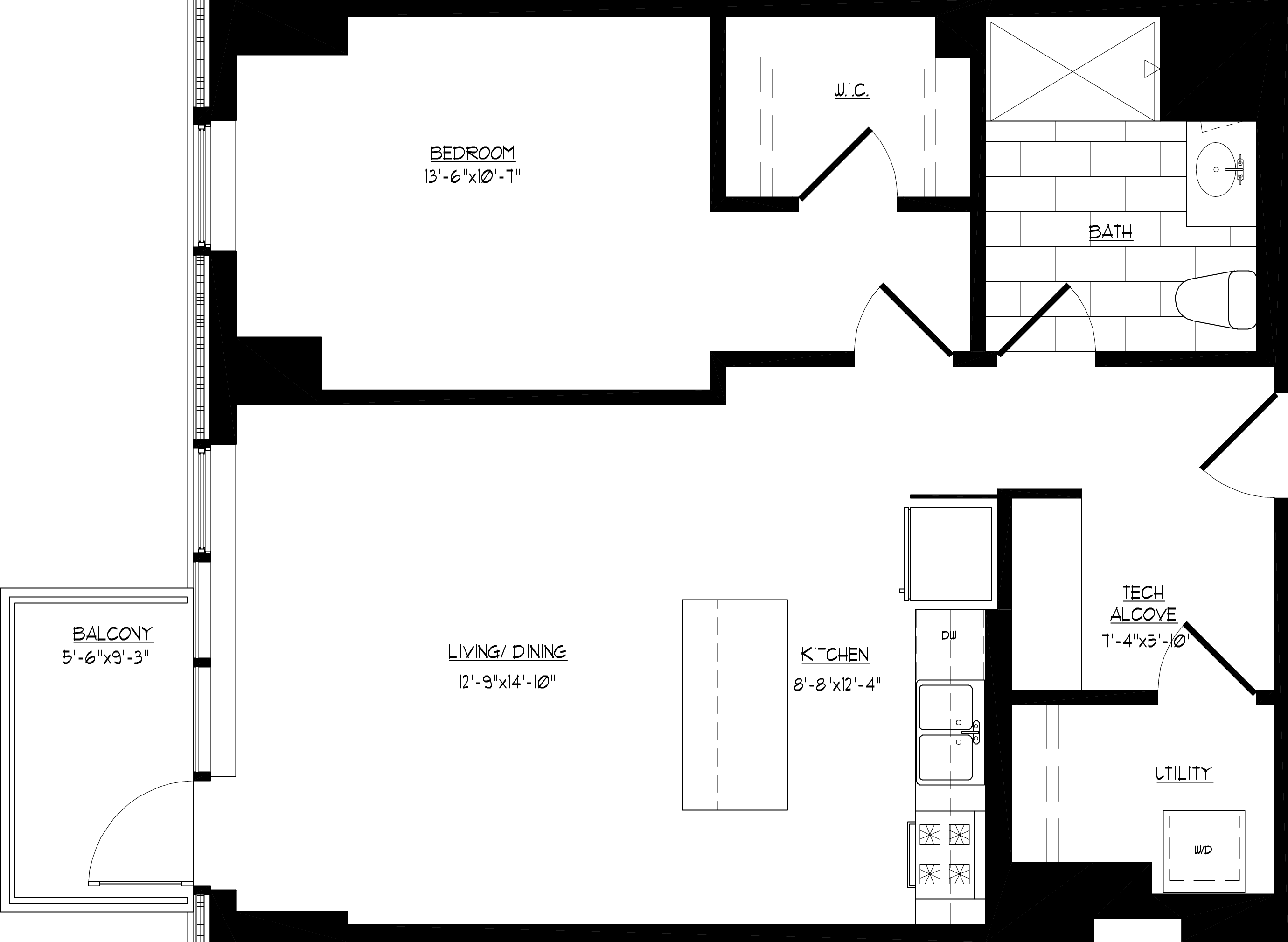 Residence 11 - Den floor plan
