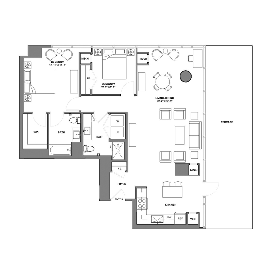 C11-R (Terrace) floor plan