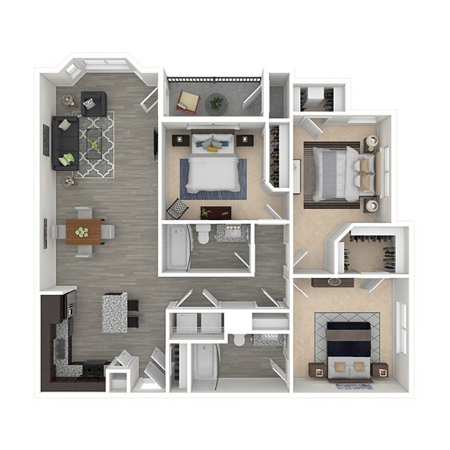 C2 - Prestonwood floor plan
