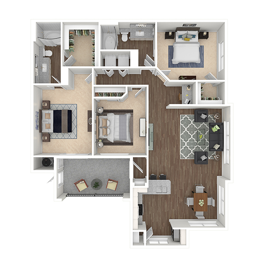 C1 - Tomball floor plan