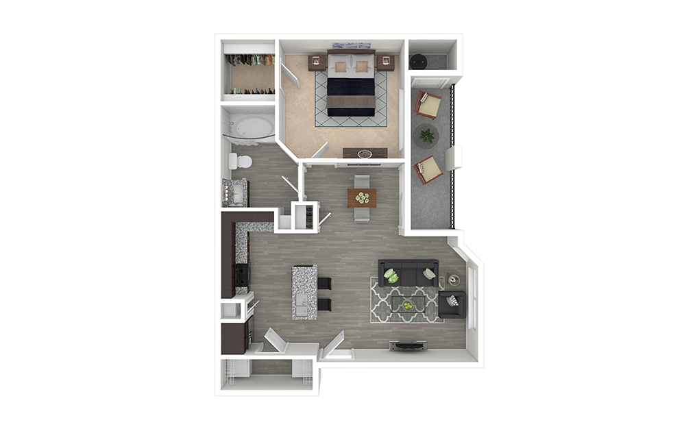 A1 - Louetta floor plan