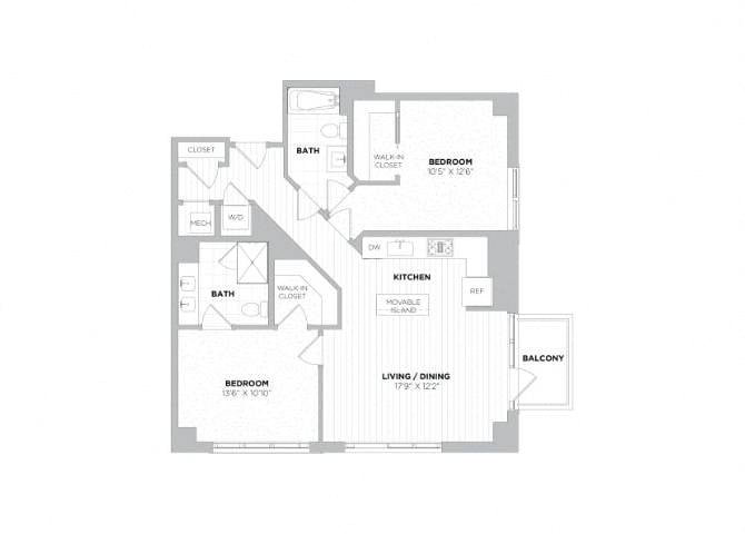 Dylan 2B floor plan