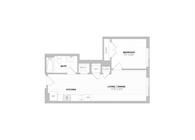 Dylan 1K floor plan