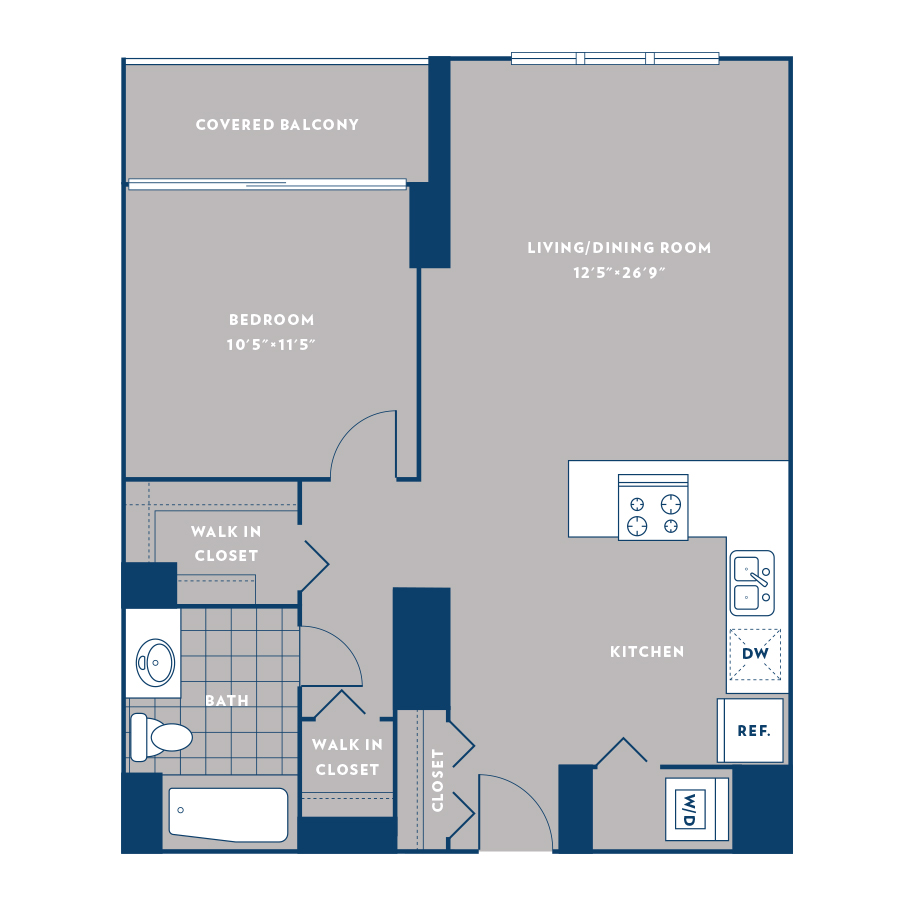 One Bed 09 floor plan