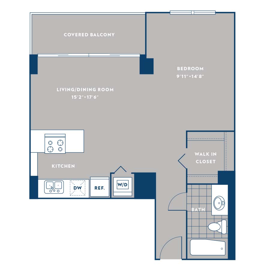 Unit 0611 floor plan