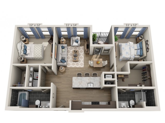 B2 floor plan