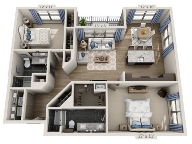 B4 floor plan
