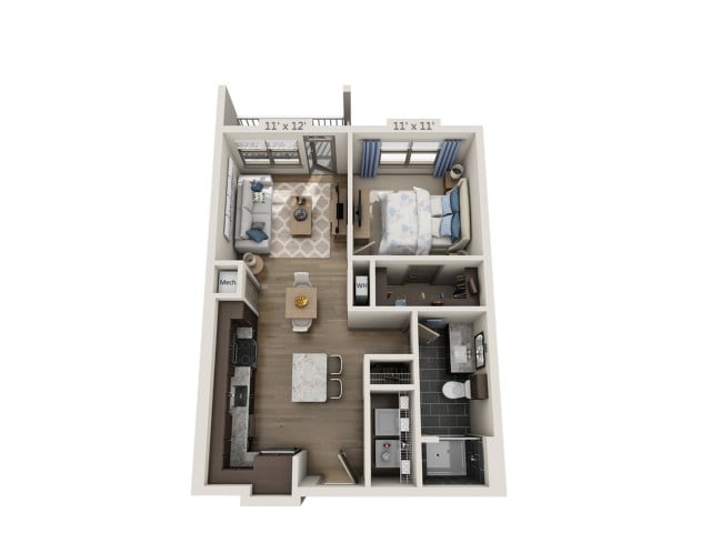 A1 floor plan