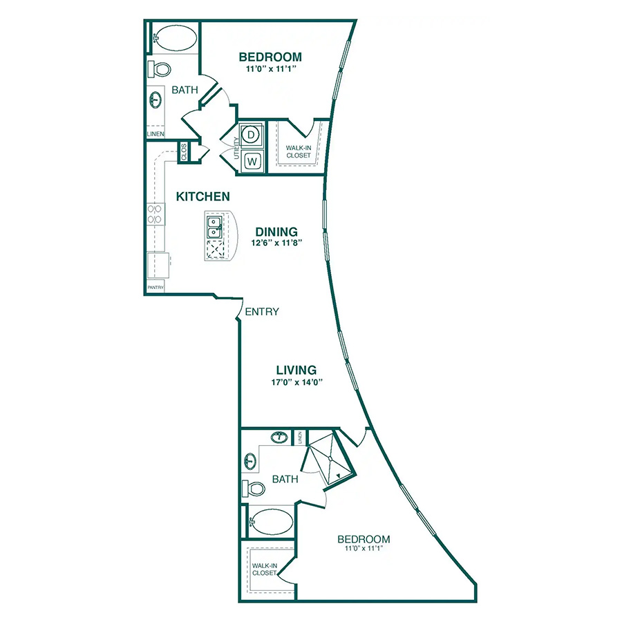 The Brighton floor plan