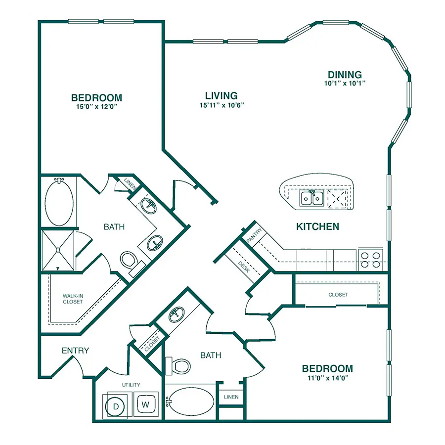 The Langley floor plan