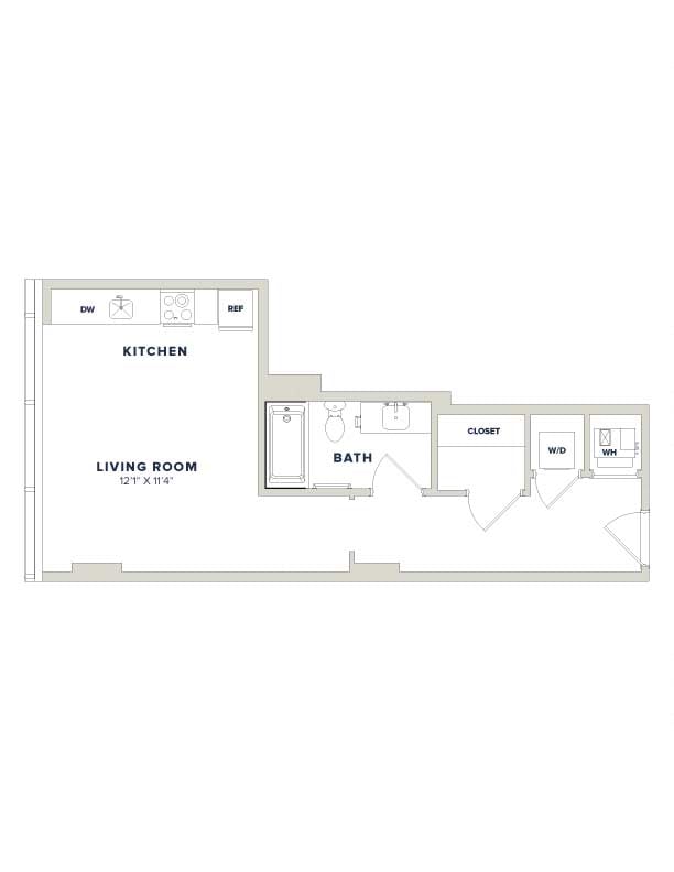 Studio-0B Luminary floor plan
