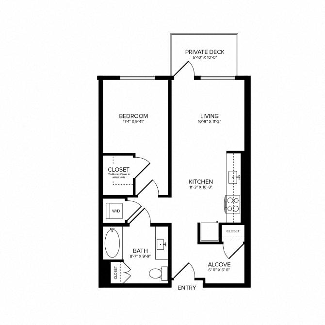 A2 floor plan