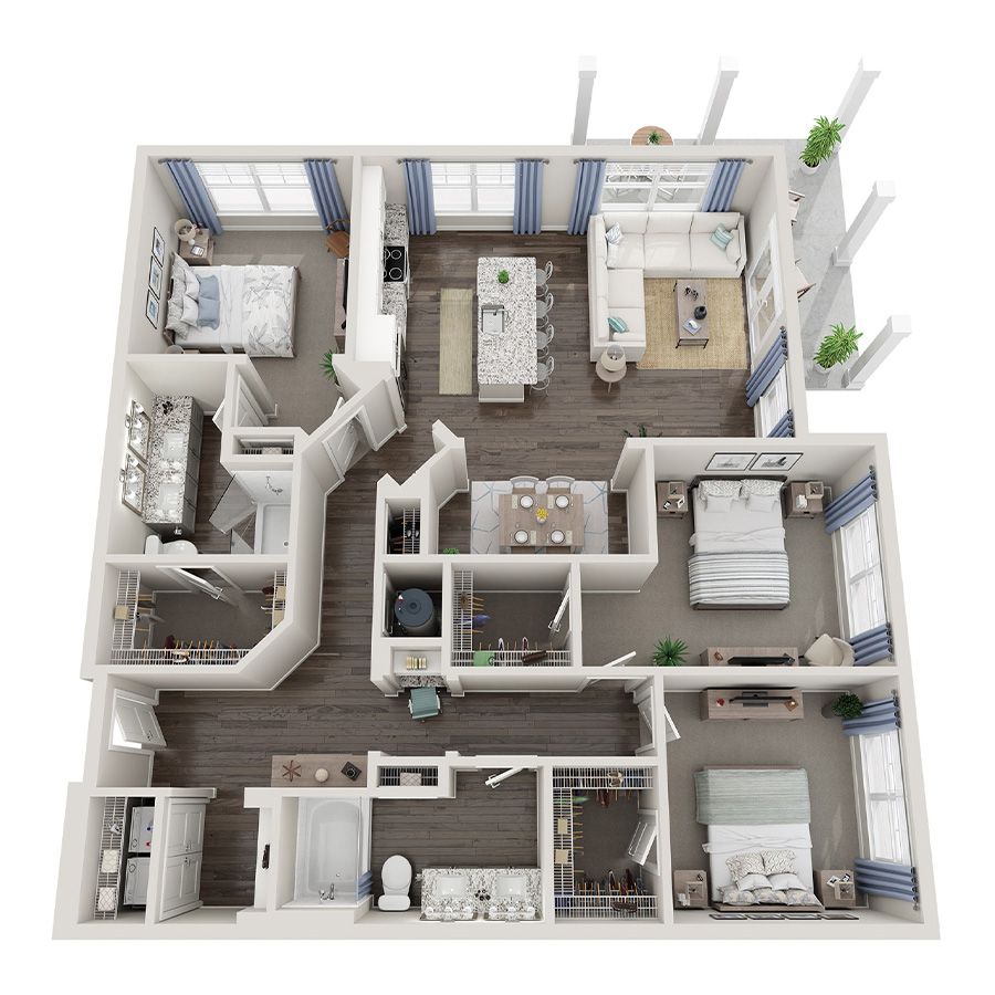 C1-2 floor plan