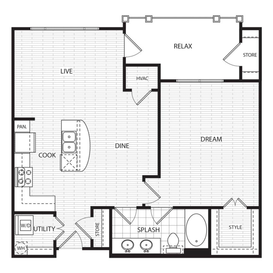 A2 floor plan